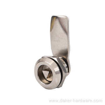 Tubular cylinder cam lock for industrial cabinets